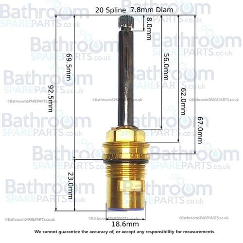 BSP 1/2" Clockwise Close Tap Valve BSP1293