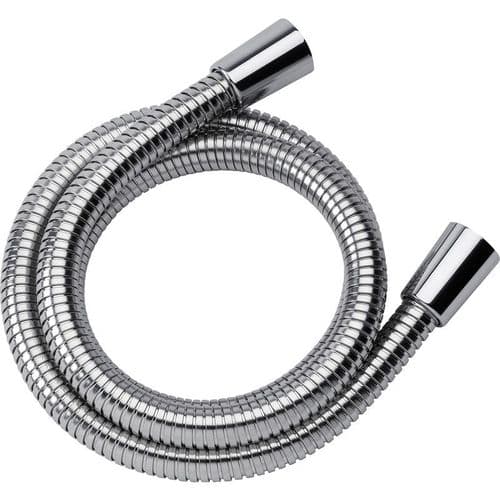 BSP 1.50m Metal Large Bore Shower Hose Chrome 555-14