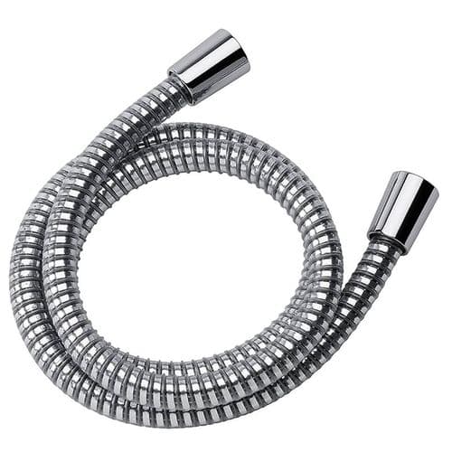 BSP 1.50m Plastic Shower Hose Chrome 455-01