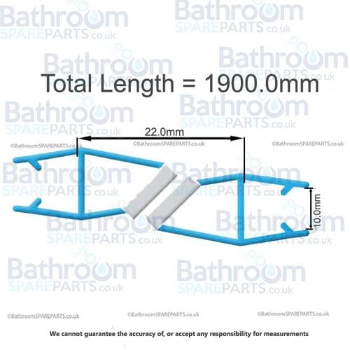 BSP 10mm Magnetic Seal 1900mm Length BSPMAGS10