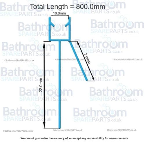 BSP 10mm Shower Seal 10LCU-80