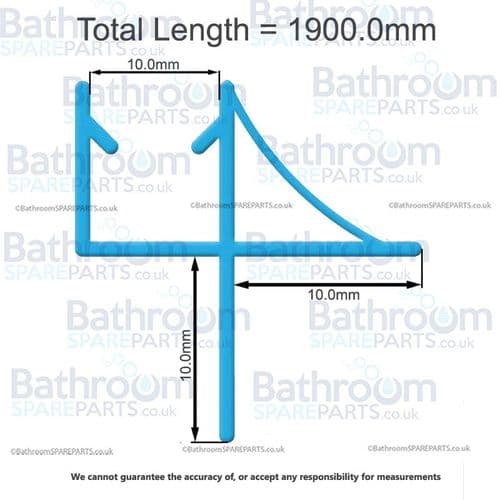 BSP 10mm Shower Seal BSP10BS-19