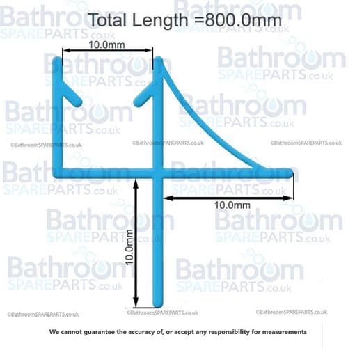 BSP 10mm Shower Seal BSP10BS-80