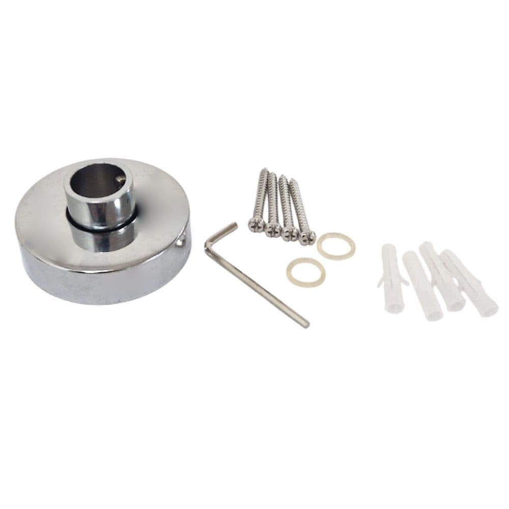 BSP 18mm Rail Rod Chrome Wall Fixing 27mm Projection SK008WFX