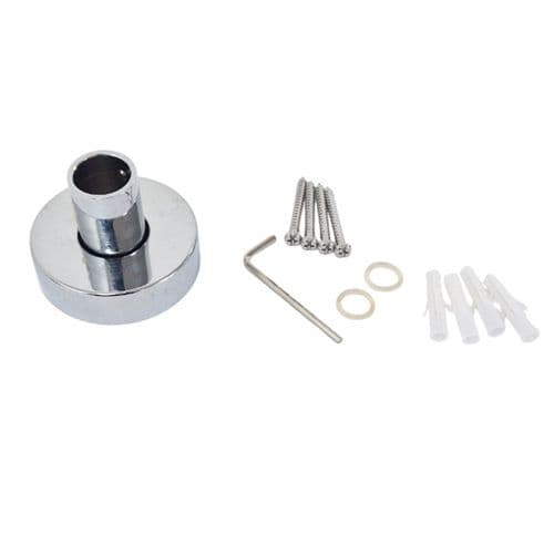 BSP 18mm Rail Rod Chrome Wall Fixing 35mm Projection SK006WFX