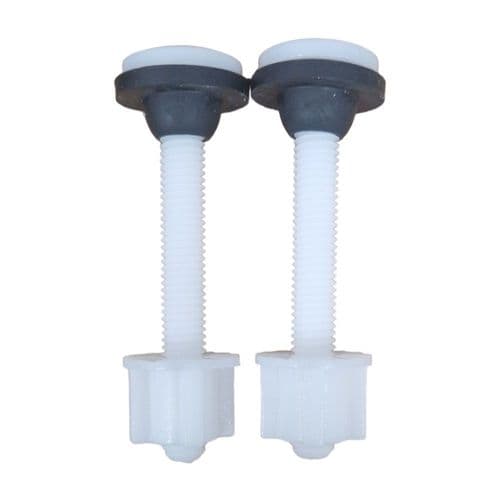 BSP 2x Ceramic Toilet Cistern Fixing Bolts Plastic 75mm A6101