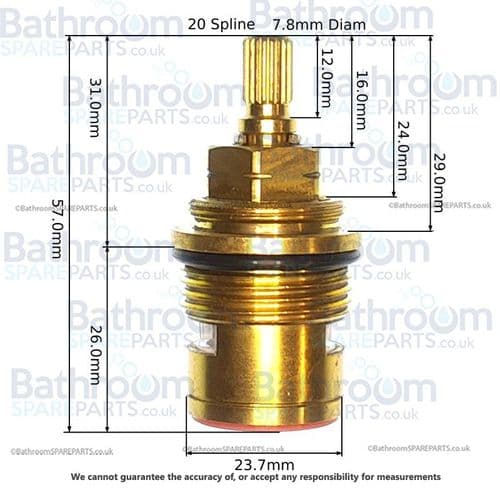 BSP 3/4" Anti-Clockwise Close Tap Valve BSP5716