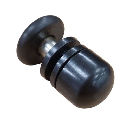 BSP 4 x 25mm Black Shower Door Single Roller BSP-360-25