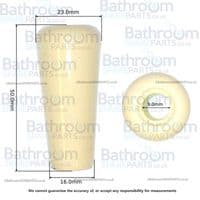 BSP 50mm Ceramic cover for Lever 15.123.258