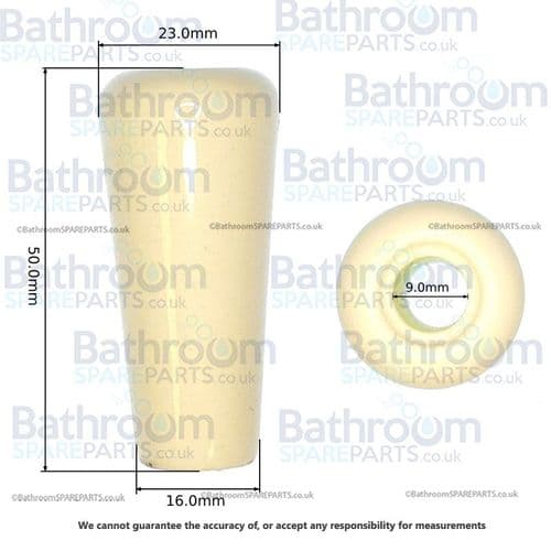 BSP 50mm Ceramic cover for Lever 15.123.258