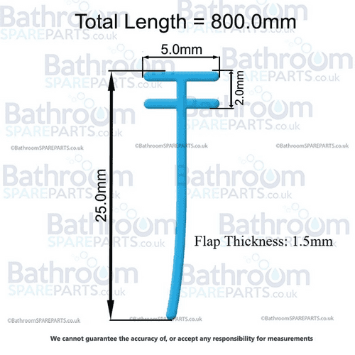 BSP  800mm Tee Profile Seal BSPTP-80