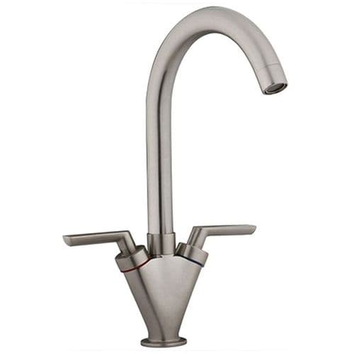 BSP Brushed Nickel Swivel Spout Kitchen Sink Tap Mixer BSP2682101