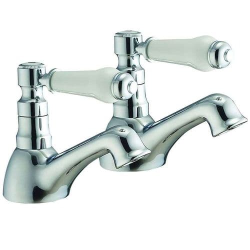 BSP Chrome Bath Pillar Taps BSP2682124