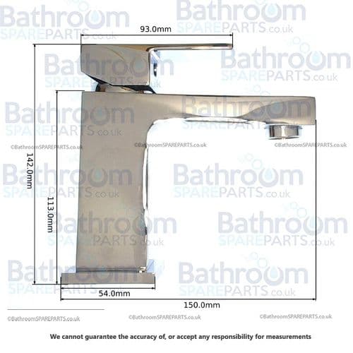 BSP Chrome Mono Basin Mixer BSP2682112