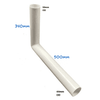 BSP Extended Concealed Cistern Flush Valve Pipe 500mm BSPFLUSHPIPE500