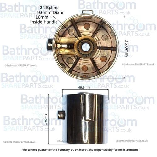 BSP On/Off Handle Chrome BSPHAN2305