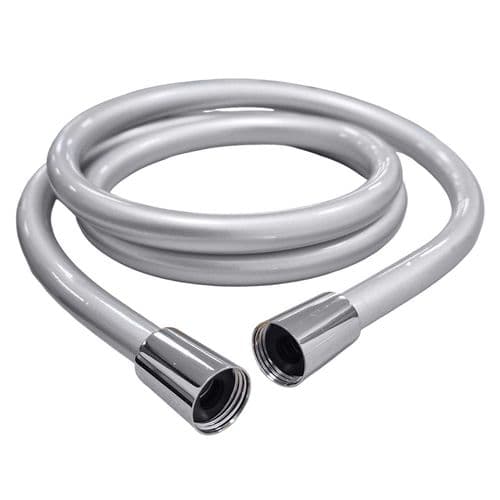 BSP PVC Smooth Easy Clean Silver Shower Hose SKU15