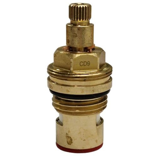 BSP Tap Cartridge 1/2" Ceramic Disc Cartridge Anti-Clockwise Close CD9-H