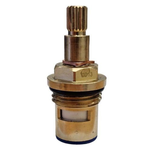 BSP Tap Cartridge 1/2" Ceramic Disc Cartridge Clockwise Close CD13-C