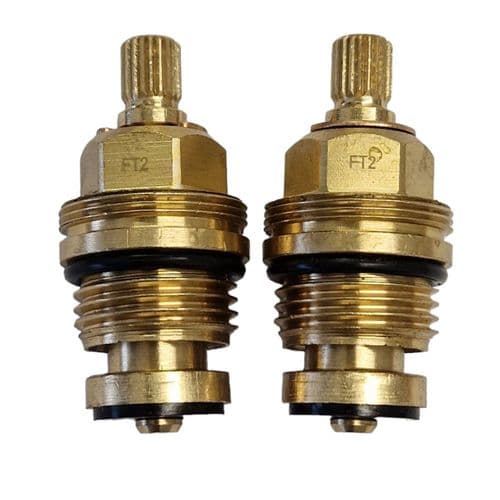 BSP Tap Cartridge 1/2" Washer Valve Pair FT2