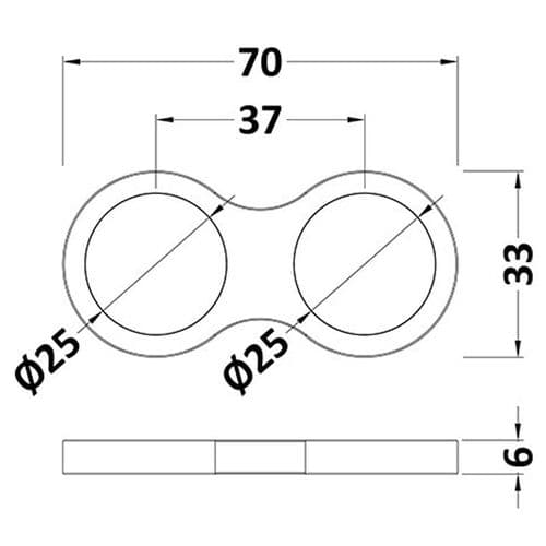 BSP Universal Hose Retainer for Slide Rail Kits BSP003