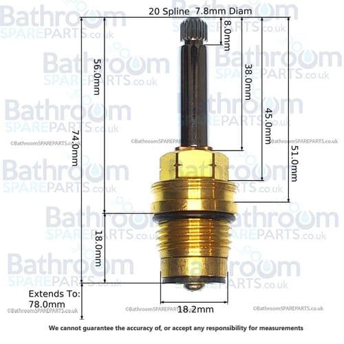 BSP Washer Valve 1/2" BSPWASH74