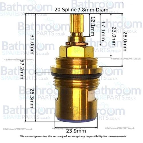 Burlington Arcade Clockwise Close Cartridge ARCSP16