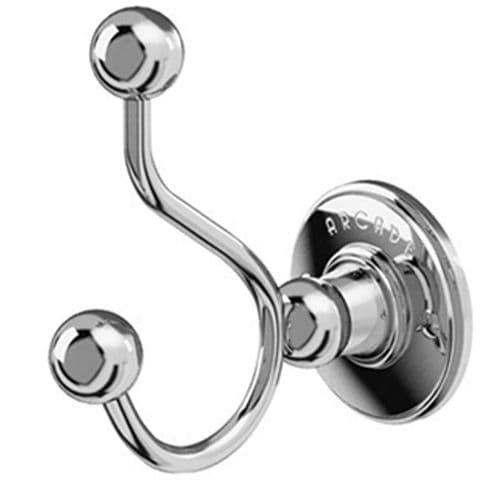 Burlington Arcade Wall Mounted Double Robe Hook Chrome ARCA4 CHR