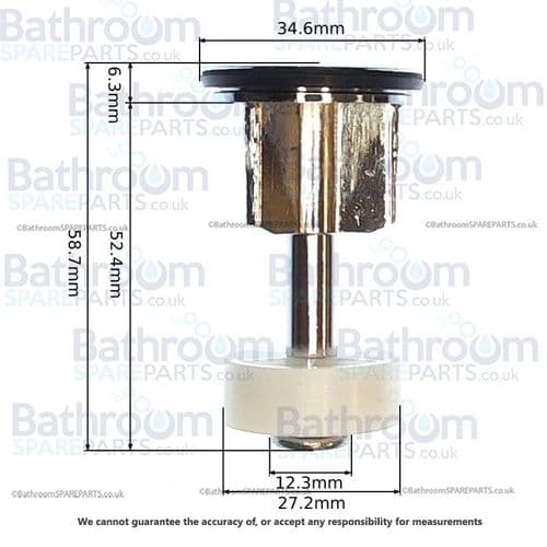 Burlington Basin Pop Waste Plug Only SP974