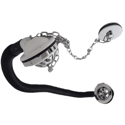 Burlington Bath Overflow Plug And Chain Waste W3