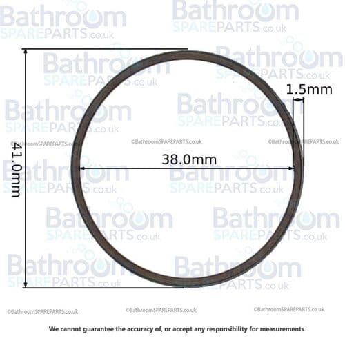 Burlington  Bath plug O Ring SP186