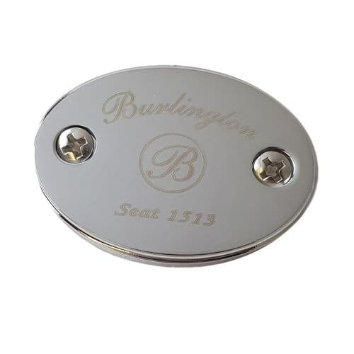 Burlington Bathrooms Toilet Seat Plaque SP439