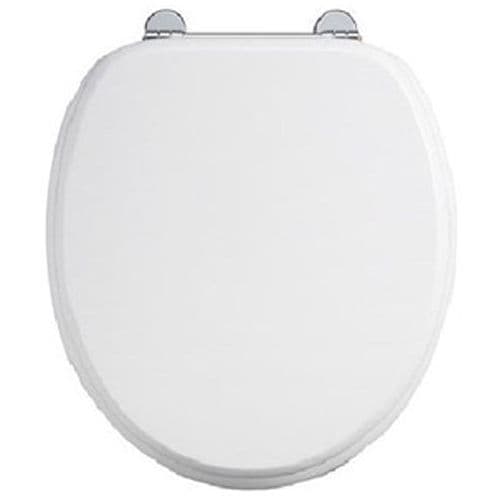 Burlington Carbamide Soft Close Toilet Seat and Cover White S18