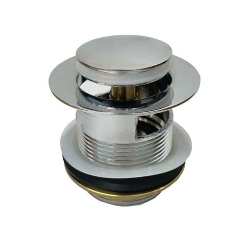 Burlington Click-Clack Bath Waste Slotted with Chrome Cover CW1