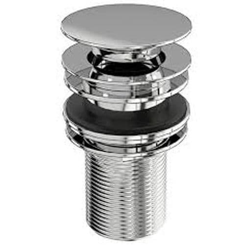 Burlington Click-Clack Push Button Basin Waste Chrome - W11