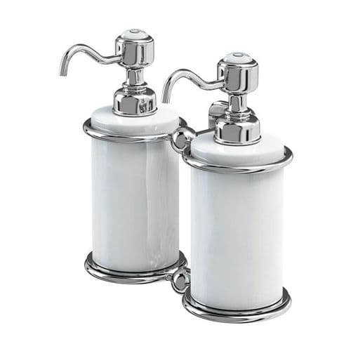 Burlington Double Soap Dispenser Chrome A20 CHR