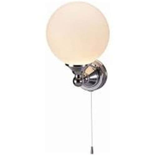 Burlington Edwardian Single Round Light With Pull Cord - T50