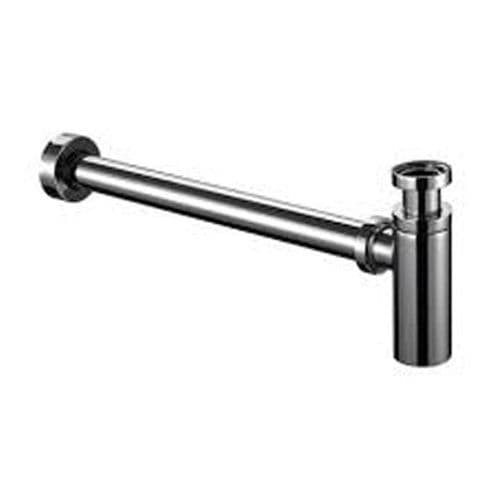 Burlington Flat Bottom Bottle Trap Chrome - W13