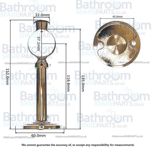 Burlington Flush Pipe Wall Bracket SP1323