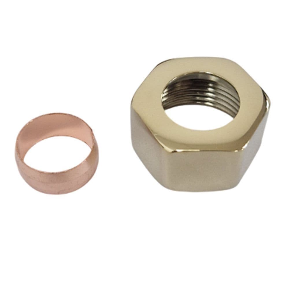 Burlington Gold Compression Nut & Olive For Riser ARCSP39GOLD