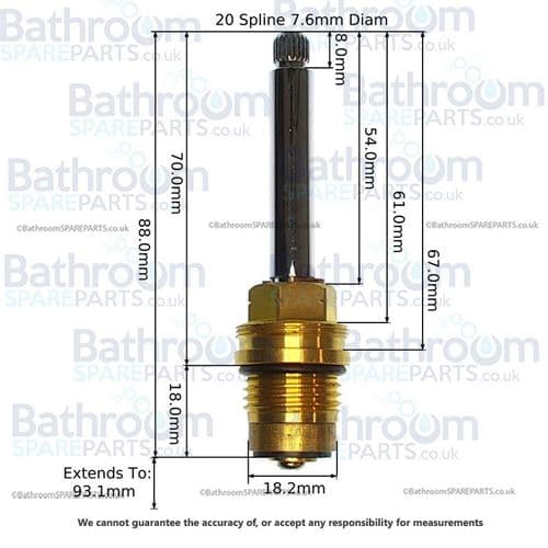 Burlington Kensington Full Turn Cartridge SP30