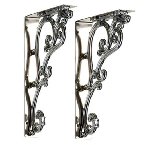 Burlington Medium Ornate Bracket Chrome T32 CHR