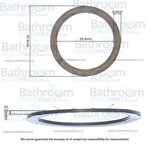 Burlington Overflow washer for W3 SP1472