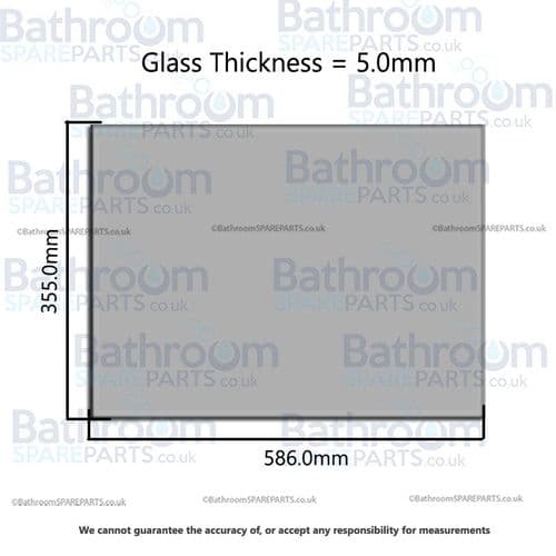 Burlington Rectangular Glass Shelf SP762