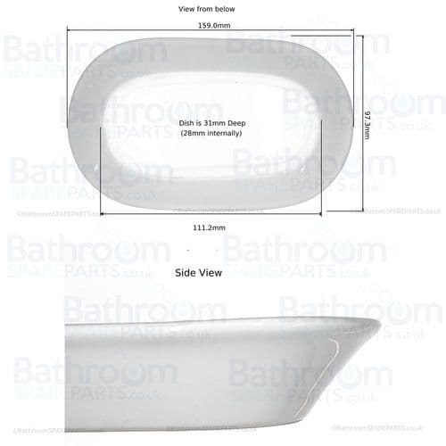 Burlington Replacement Soap Dish SP1
