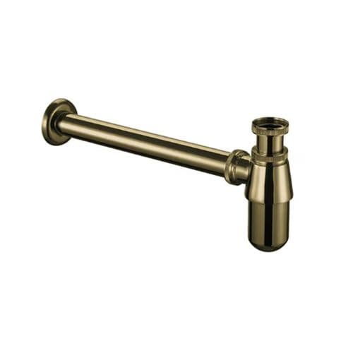 Burlington Round Bottom Basin Bottle Trap W14GOLD