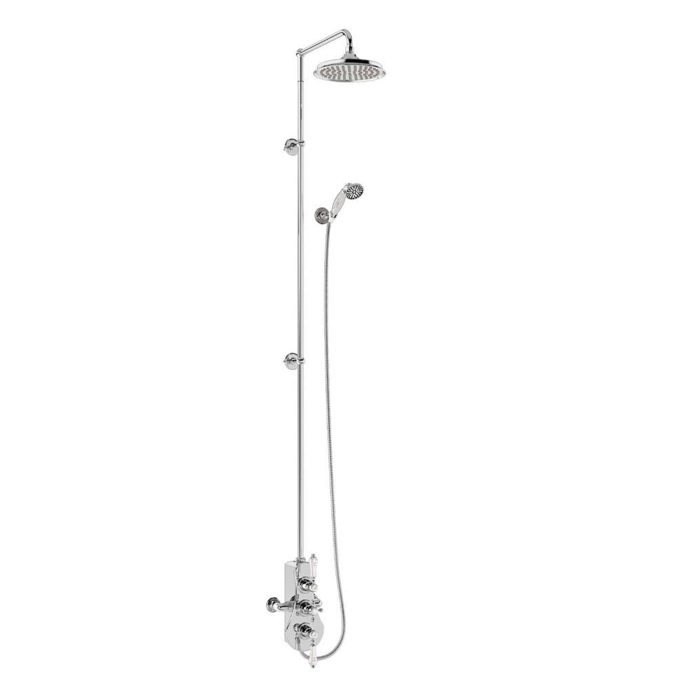 Burlington Spey Thermostatic Exposed Shower Valve Two Outlet 6 