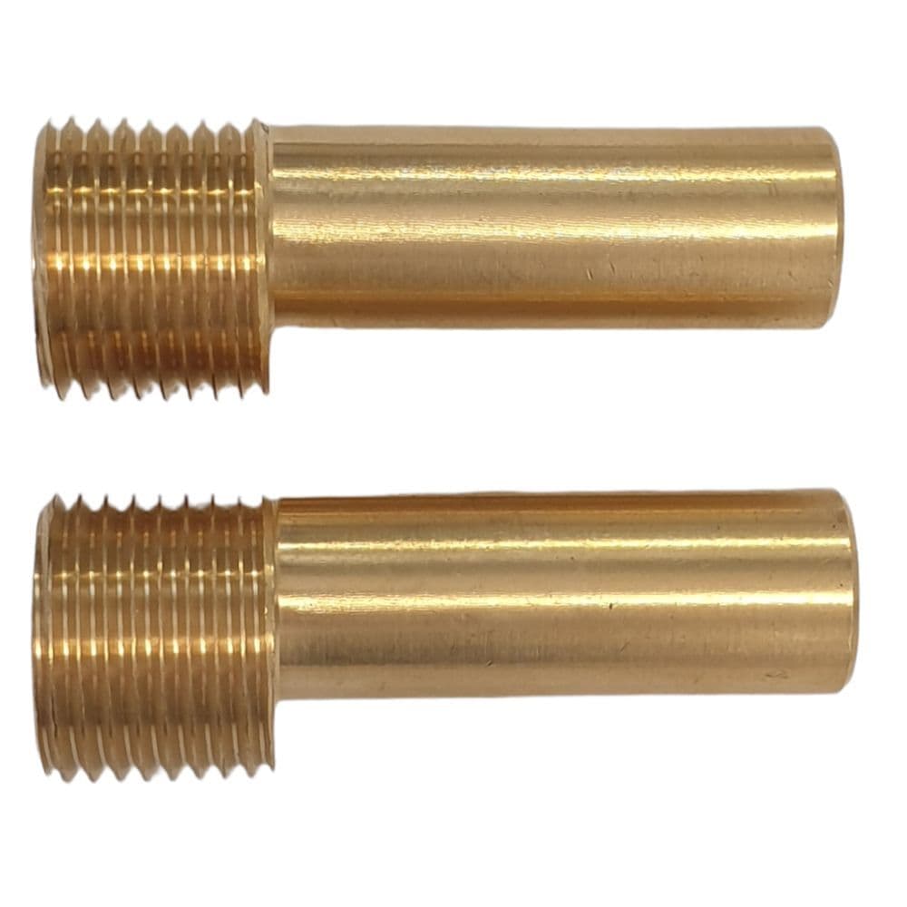 2-Piece Swiss-Style Aluminum Adapter | 12mm Diameter With M8 Male Thread, For Prism/Mounting