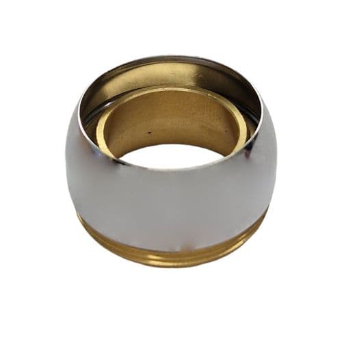 Cartridge Locking Nut 30 x 10mm and Chrome Shroud BSPLN1015