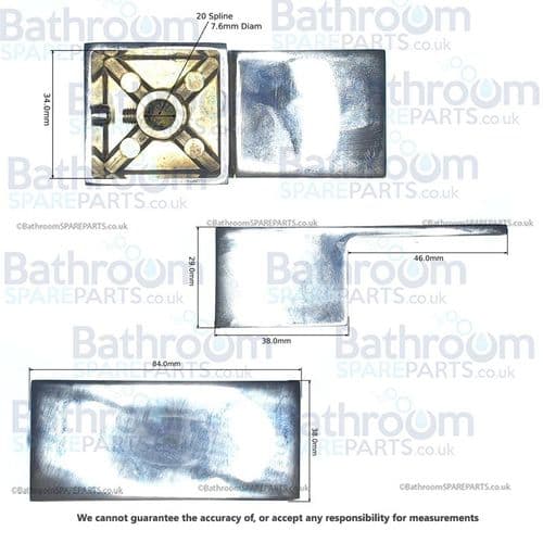 Cassellie Chrome Cold Handle COMP095S-COLD